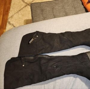 C - Sun and Stone Black Over the Knee Boots Sz 8.5